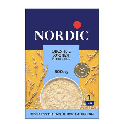 Nordic - Oatmeal with Hercules Oats (8 months+) / 500g 38409/0376