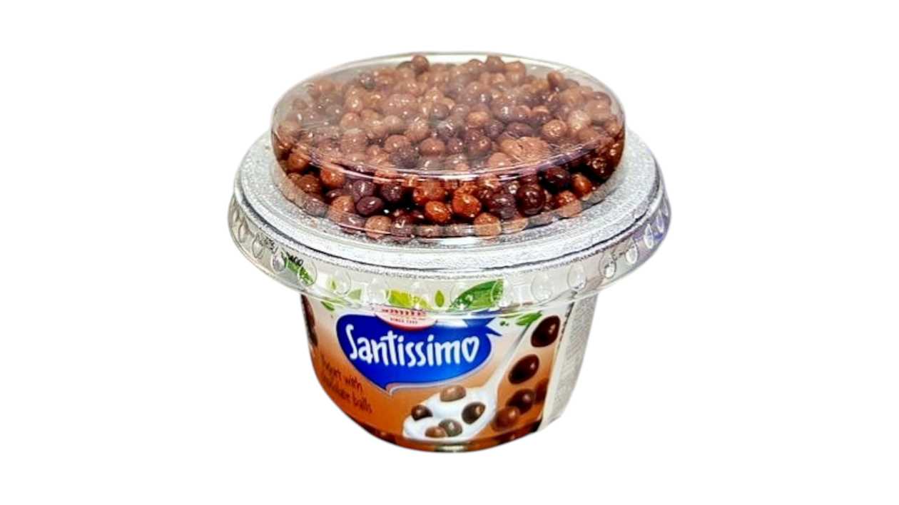 Santissimo Yogurt with Chocolate Balls 155 g.