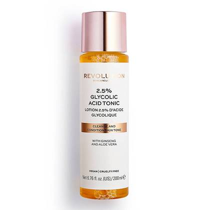 Revolution - Skincare Glycolic Acid 2.5% Facial Toner 200ml 1227/1802