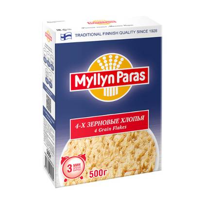Milin Parasi - Urfi Porridge "1928" Flakes 4 Grains /1 Year+/ 500g 8035