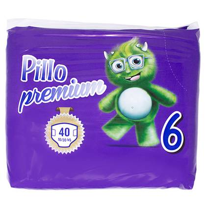 Pilo - Premium Baby Diaper Z-6 /16-30kg/ Extra Large 1279 #40