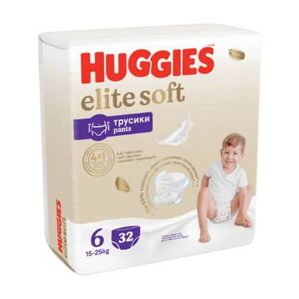 Huggies Elite Soft - Baby Pants Mega Z-6 /16-22kg/ (15-25kg) XXL 8364/9385 #32