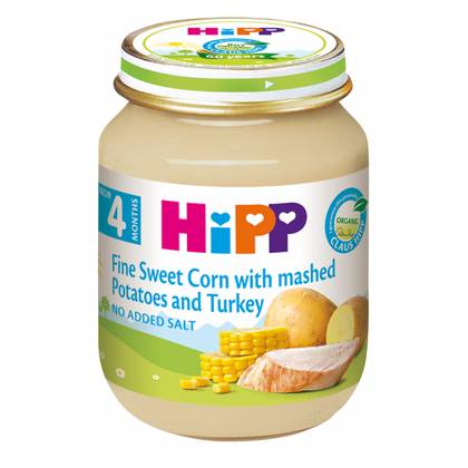 Hipp - Turkey Dinner with Potatoes and Sweet Corn /4 months+/ 125g 6203/6203-01