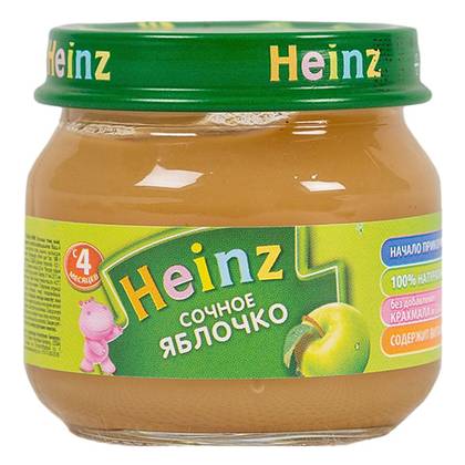 Heinz - Fruit Puree with Apple /4 months+/ 80g 0263/0411