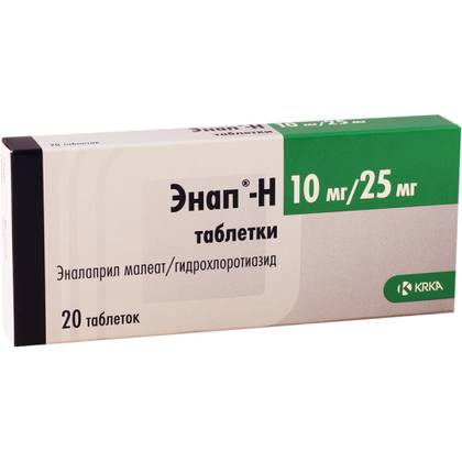 Enap-H Tablet 10mg + 25mg #20