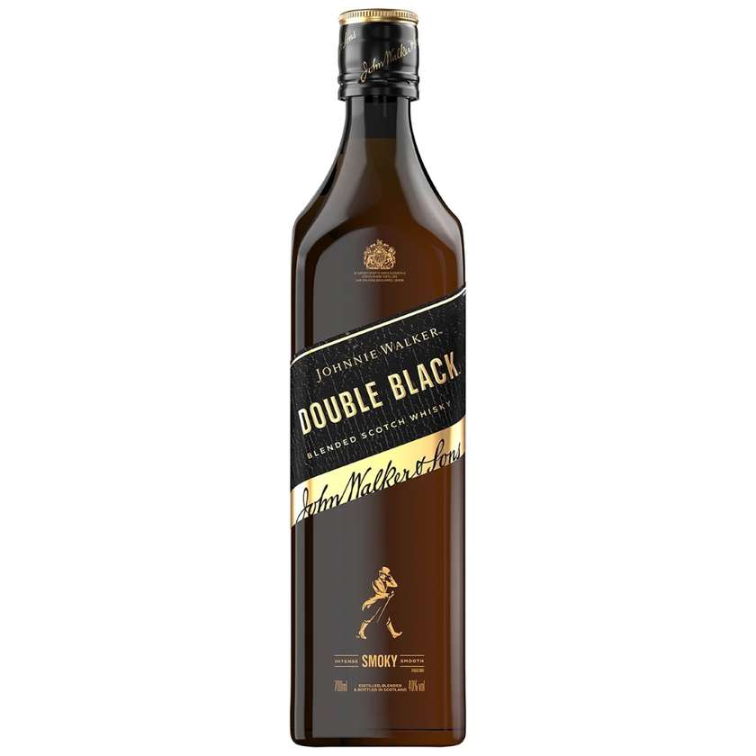 Johnnie Walker Double Black Blended Scotch Whiskey 0.7L