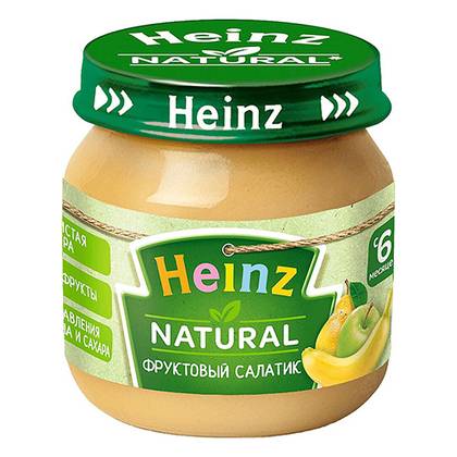 Heinz - Fruit Puree Fruit Salad /6 months+/ Glass 80g 0398