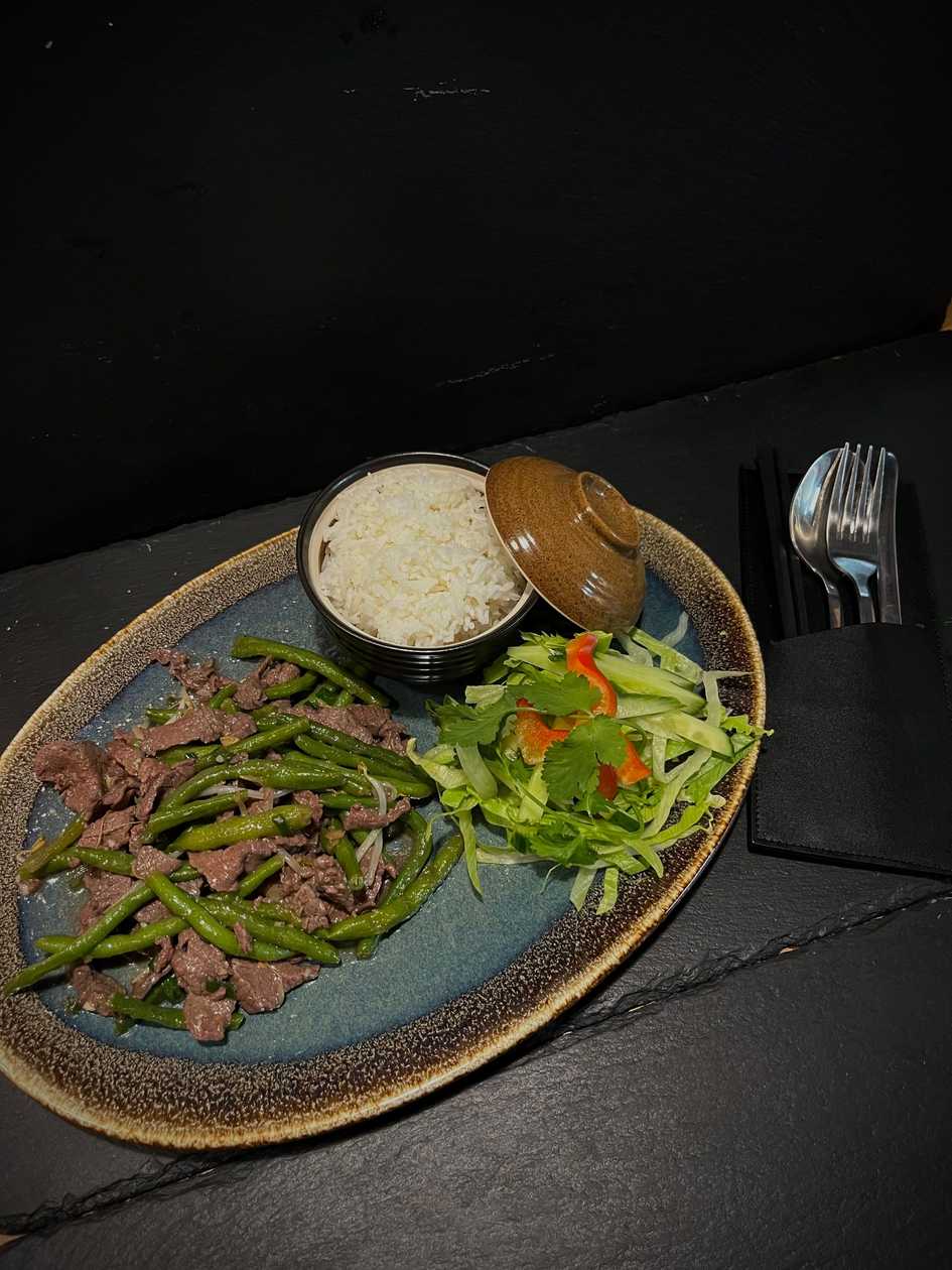 Vegetable and Beef Rice