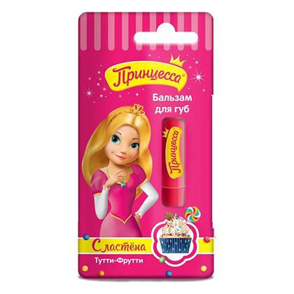 Princess - Lip Balm "Tutty Fruity" 3.5g 9332