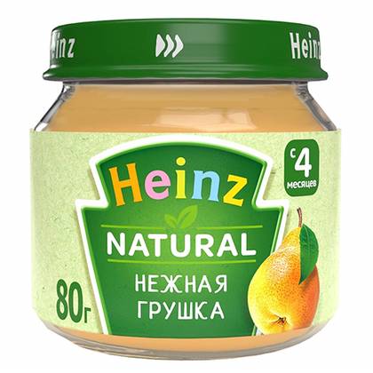Heinz - Fruit Puree Soft Pear /4 months+/ 80g 0435