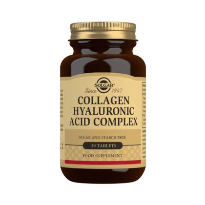 Solgar Collagen Hyaluronic Acid Complex Tablets #30