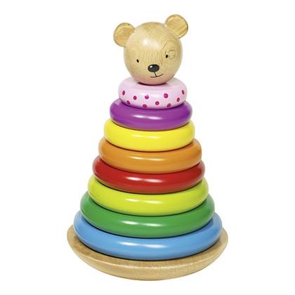 Goki - Toy Pyramid "Bear" 58916
