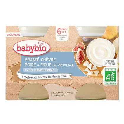 Beibibio - Yogurt with French Goat Milk, Pear and Fig /6 months+/ 130g 0903 #2