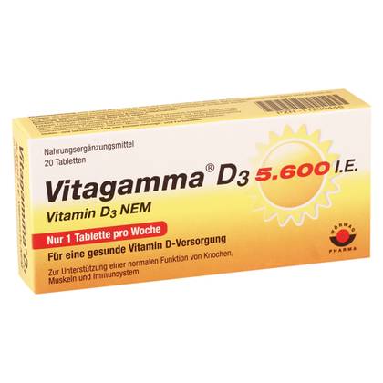 Vitagamma D3 Tablet 5600 IU #20