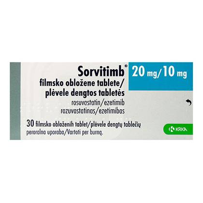 Sorvitim Tablets 20mg + 10mg #30