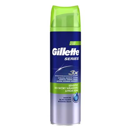 Gillette - Men's Sensitive Shaving Gel 200ml 4692