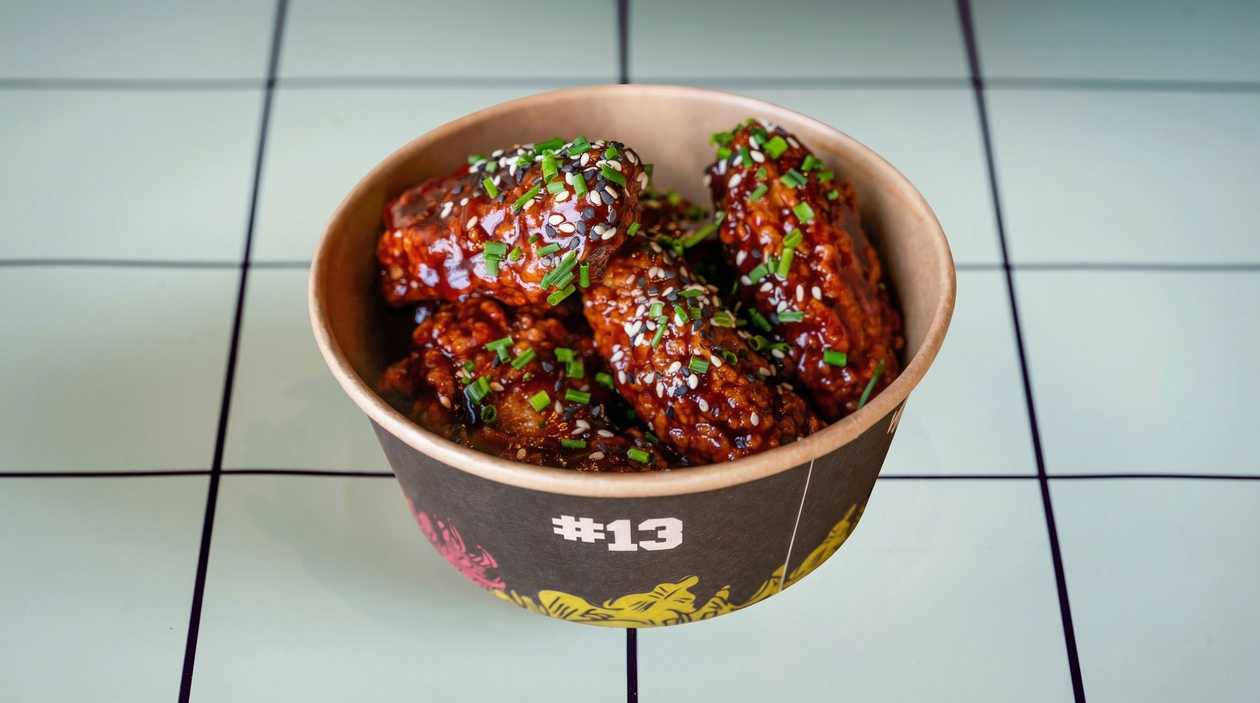 Buffalo Wings In Bbq Glaze 5pcs