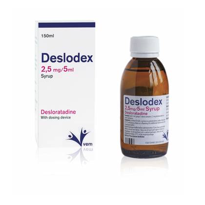 Deslodex Syrup 2.5mg/5ml 150ml Bottle #1
