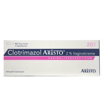 Clotrimazole Aristo Vaginal Cream 2% 20g Tube with Applicator #1