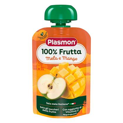 Plasmon - Apple and Mango Pouch /7 months+/ 100g 9244 #1