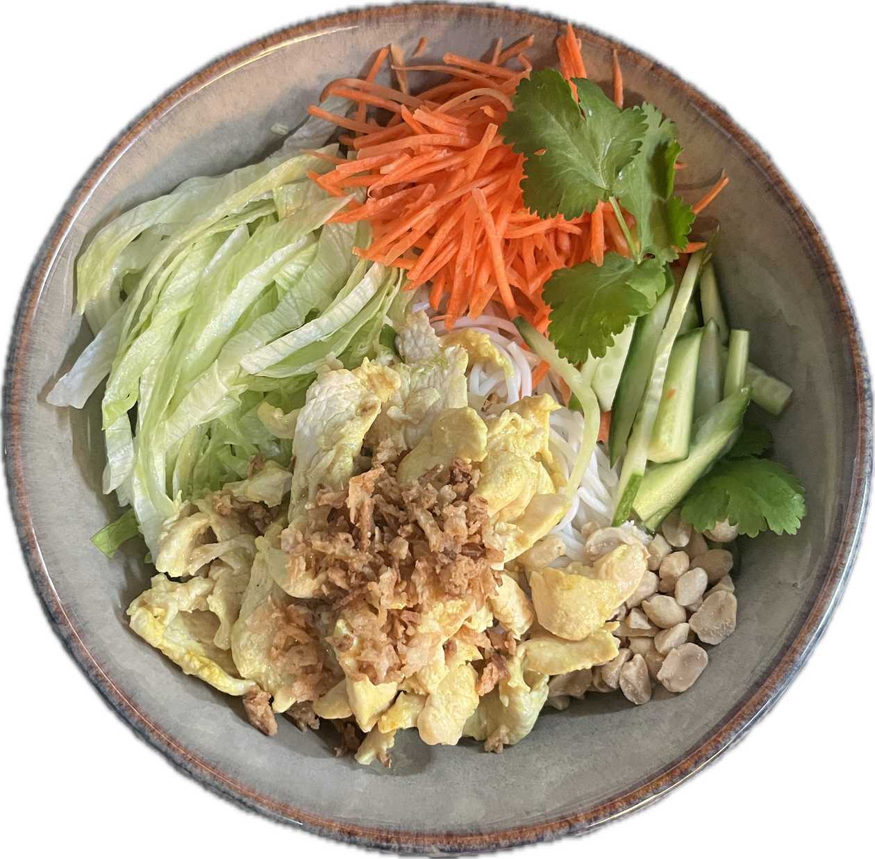 Grilled Chicken Rice Noodle Bowl