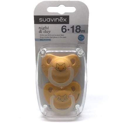 Suavinex - Dummy Silicone Anatomical Night /6-18m/ 4521 #2