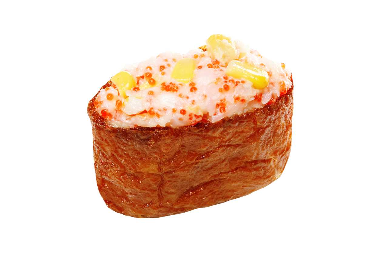 Inari z krewetkami