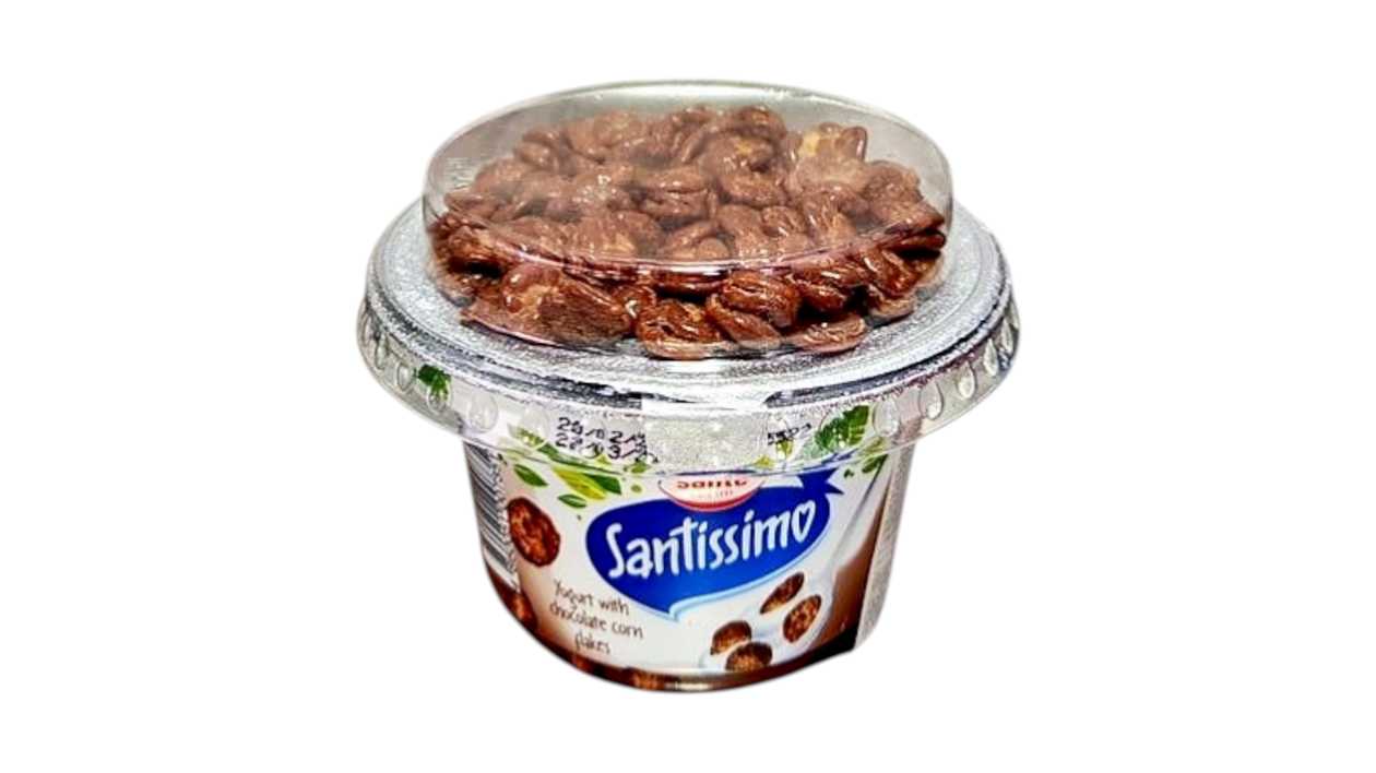Santissimo Yogurt with Chocolate Flakes 155 g.