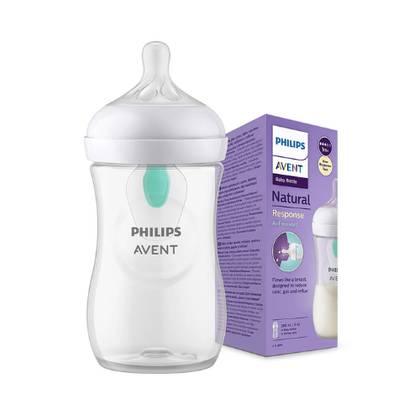 Avent - Bottle "Natural" with Plastic Valve, /1m+/ 260ml 0383