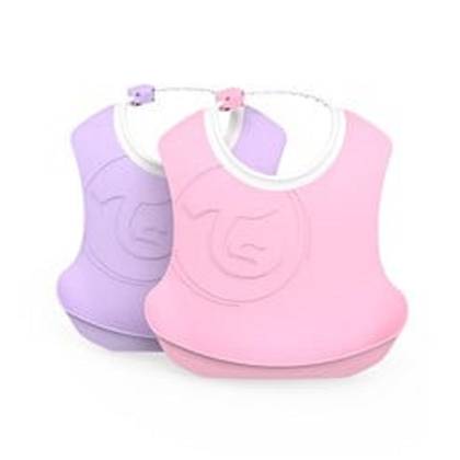 Twist Sheik - Bib Apron Pink/Purple /4 Months+/ 2193 #2