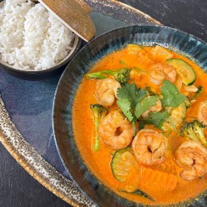 Thai Curry with Shrimp and Vegetables