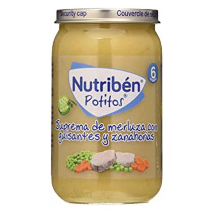 Nutribene - Dinner with Hake, Peas, and Carrots /6 months+/ 235g 3328