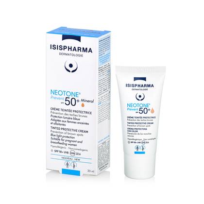 Isispharma - Neotone Face Cream Sunscreen SPF50 for Pregnant/Breastfeeding Women with Pigmentation Spots 30ml 0409