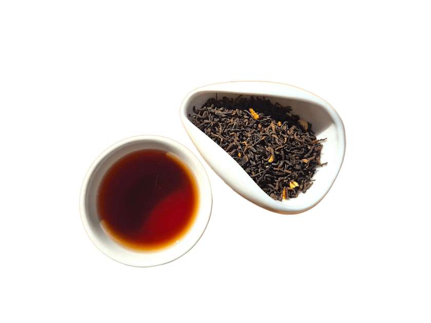 Шу Пуер з мандарином