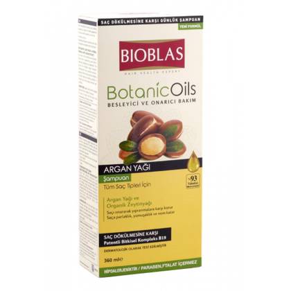 Bioblas - Anti-Hair Loss Shampoo with Nourishing Argan Oil for All Hair Types 360ml 7371