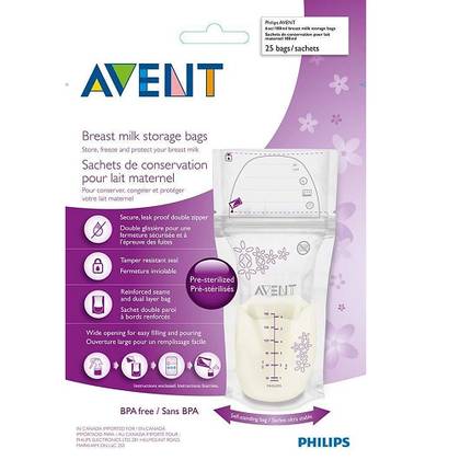 Avent - Milk Storage Disposable Bags 180ml 603/25 7363/5842 #25