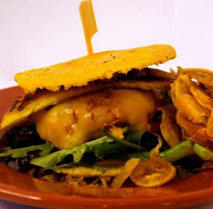 Veggie Arepa Burger Combo