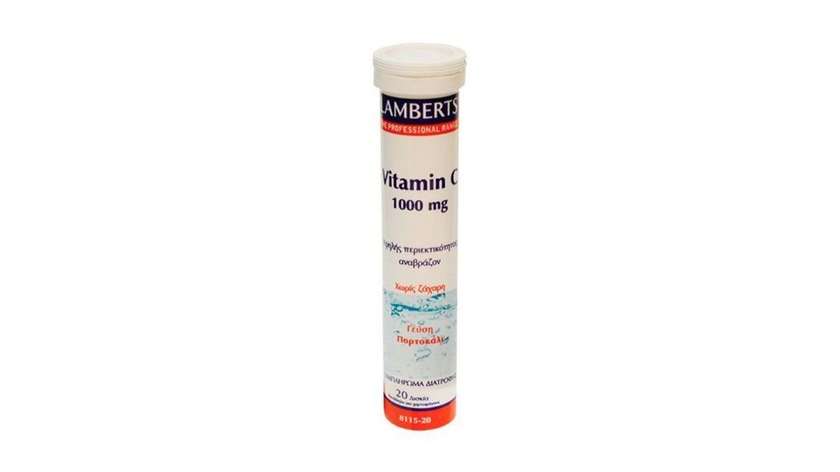 Lamberts Vitamin C Efferv 20 X 1000mg
