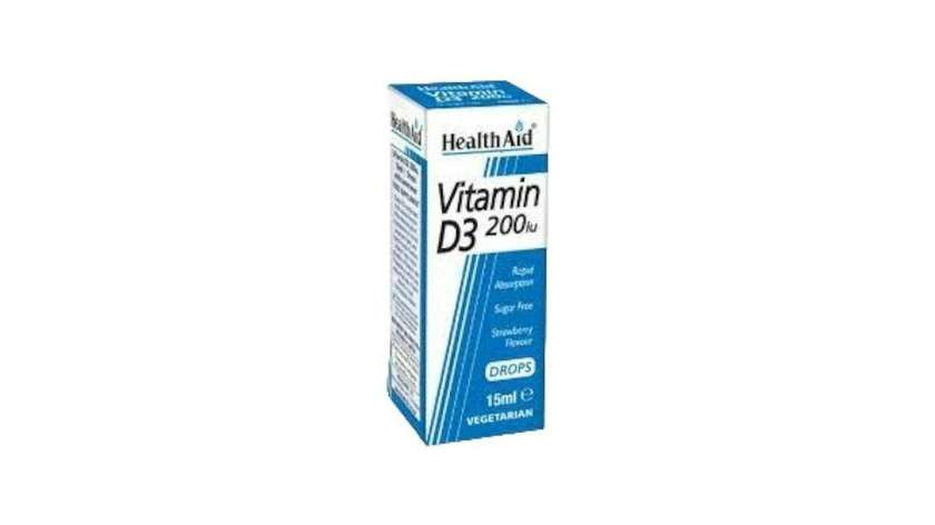 Health Aid Vitamin D3  Drops 15ml X 200Iu