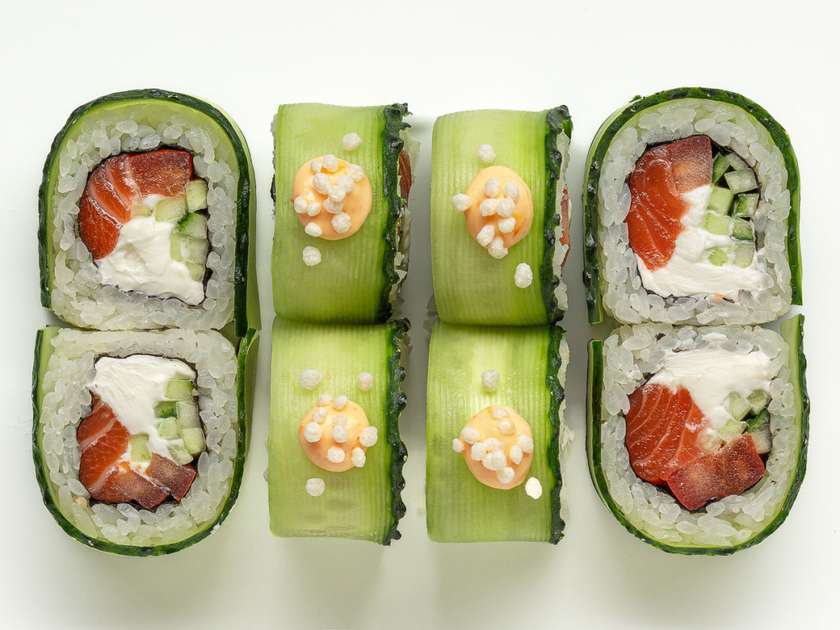 Рол Спайсі фреш з лососем