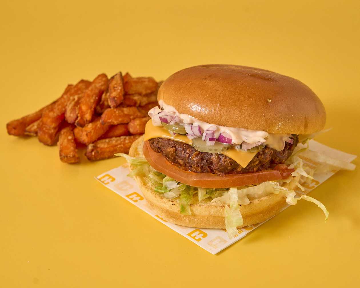 Classic Veggie Burger + Fries