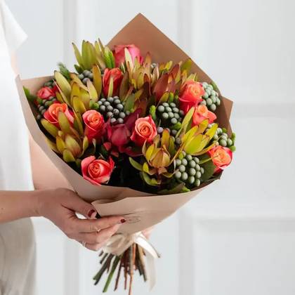 Flower Bouquet COPPER BLUSH