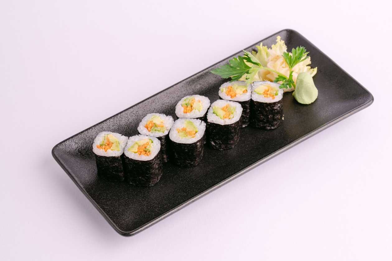 Vegetables maki rolls 8pcs