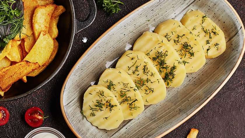 Boiled potato