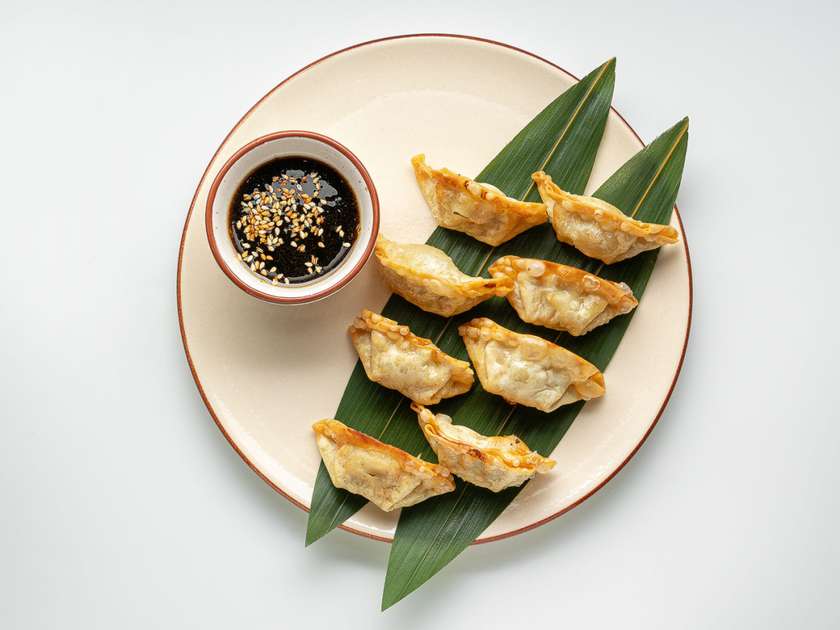 Гедза з качкою смажені