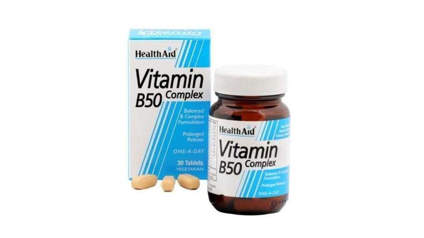 Health Aid Vitamin B50 Complex  Tab 30