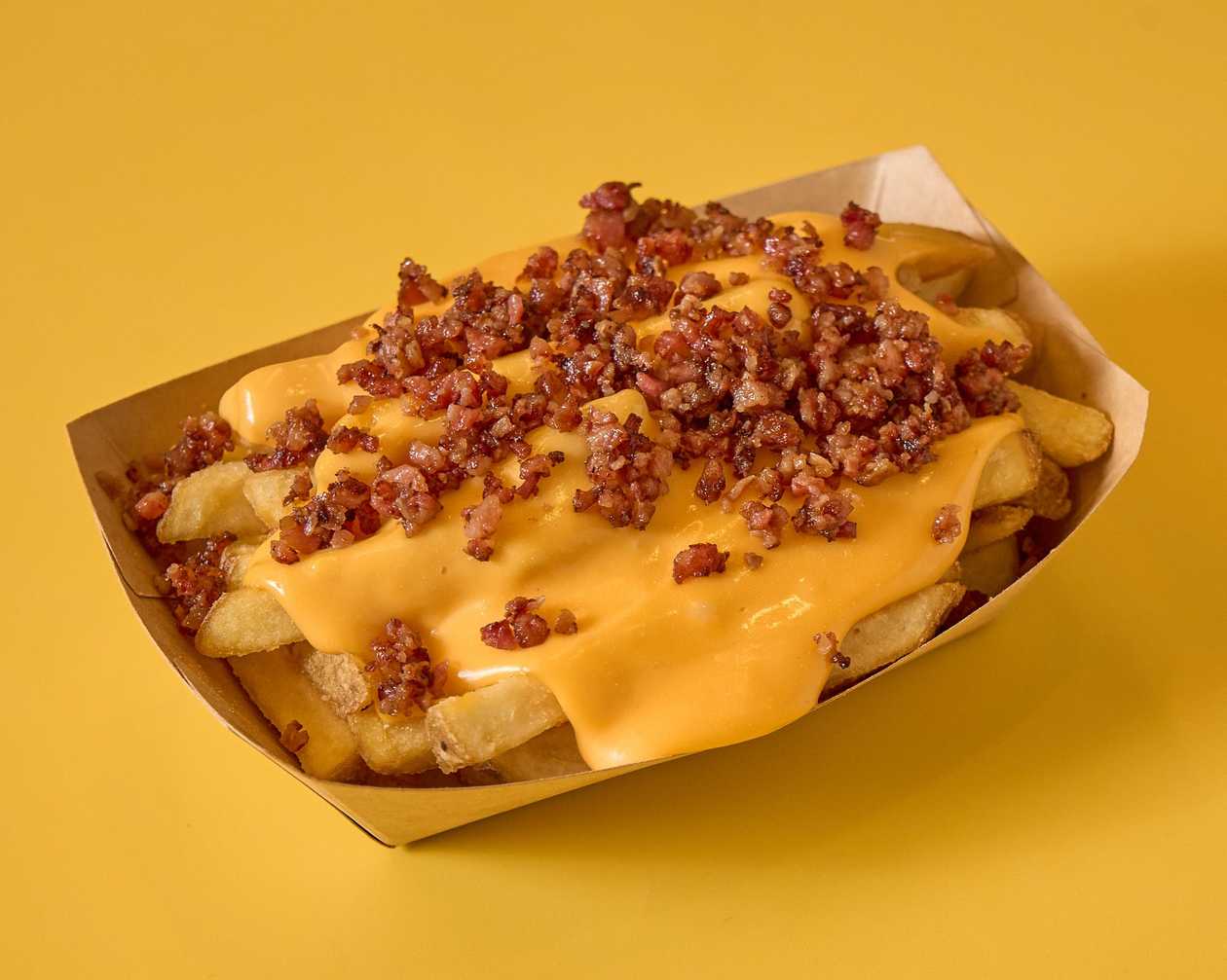 Cheddar fries (with bacon)