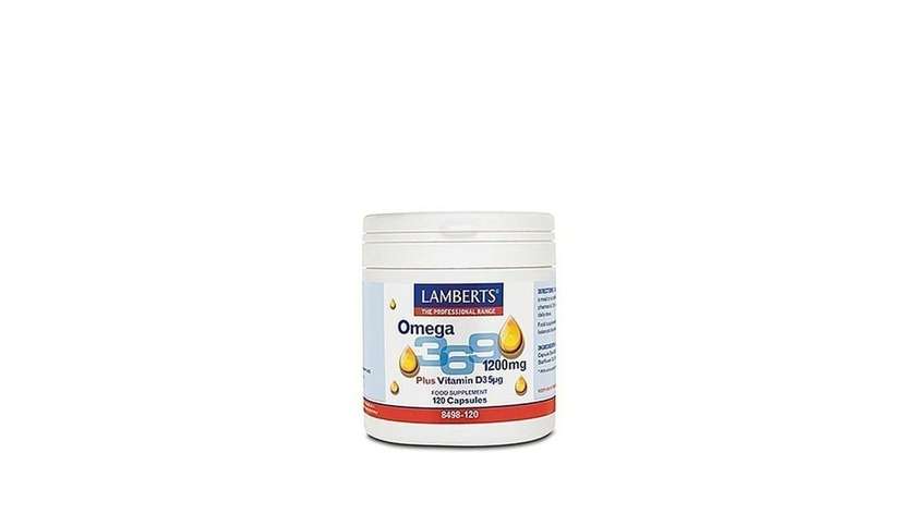 Lamberts Omega 369 Plus Vitamin D3 5Mcg Caps 120