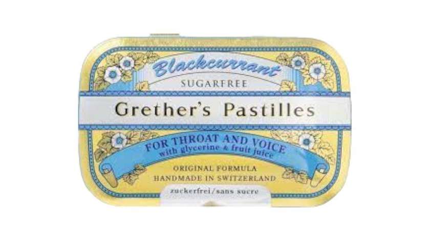 Grethe Pastiles Blackcurrant Elderf All None 60g