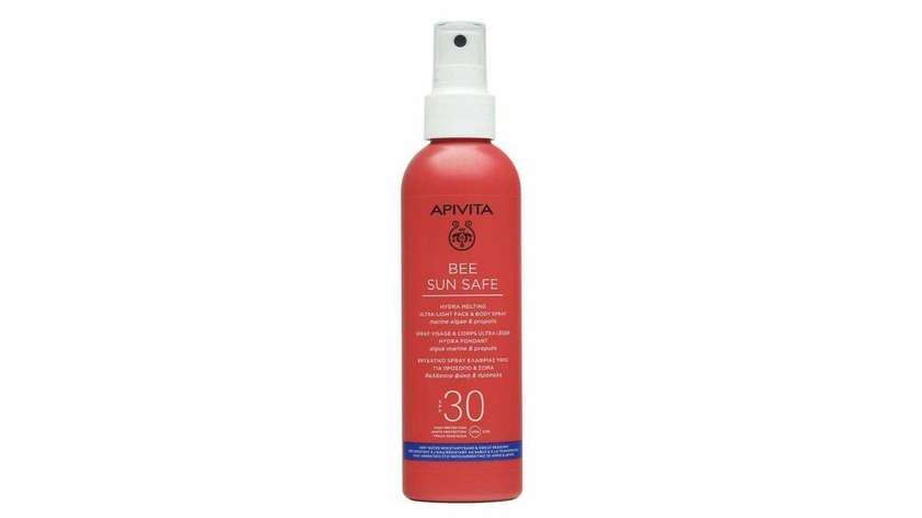 Apivita Sun Care Face Body Spray Spf30 200ml